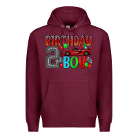 Burgundy birthday boy 2 Premium Hoodie - BundleAndBundleShop