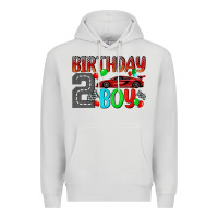 Dove Grey birthday boy 2 Premium Hoodie - BundleAndBundleShop