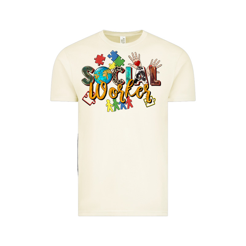 Social Worker Vintage Tee by Zillion Design Studio | Teevron