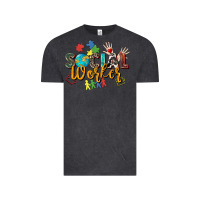 Vintage Black social worker Vintage Tee - Zillion Design Studio