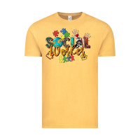 Vintage Mustard social worker Vintage Tee - Zillion Design Studio