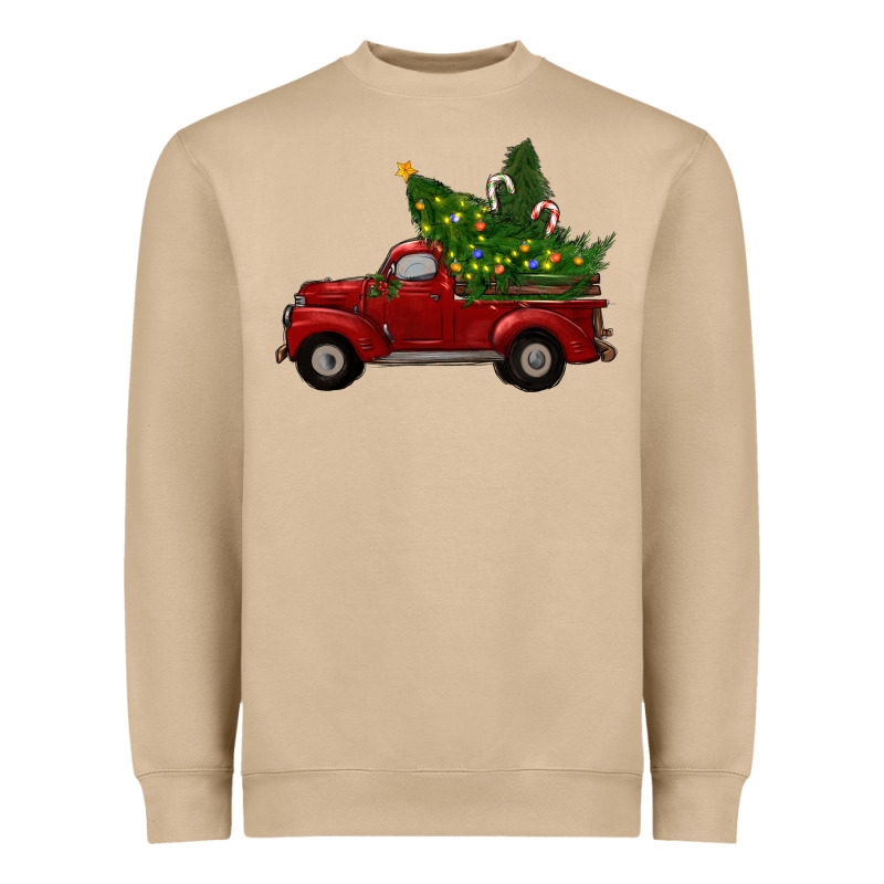 Christmas Trees With Truck Heavyweight Sweatshirt by RanaPortraitStore | Teevron