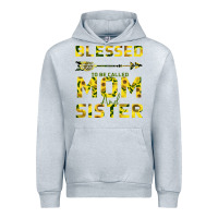 Heather Grey Blessed Mom And Sister Urban Hoodie - Bettercallsaul