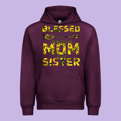Blessed Mom And Sister Urban Hoodie Designed By Bettercallsaul