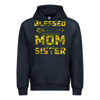 Navy Blessed Mom And Sister Urban Hoodie - Bettercallsaul