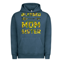 Pigment Midnight Navy Blessed Mom And Sister Urban Hoodie - Bettercallsaul