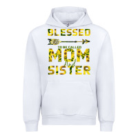 White Blessed Mom And Sister Urban Hoodie - Bettercallsaul