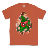 Copper american football and western roses teardrop Classic Tee - BundleAndBundleShop