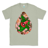 Matcha american football and western roses teardrop Classic Tee - BundleAndBundleShop