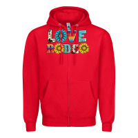 Red love rodeo Zipper Hoodie - AdoDesignShop