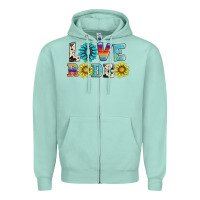 Seafoam love rodeo Zipper Hoodie - AdoDesignShop