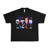 Black 4th of July wine glasses Urban Heavy Tee - Neo Western
