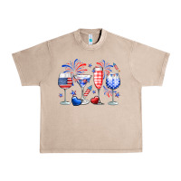 French Oak 4th of July wine glasses Urban Heavy Tee - Neo Western