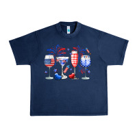 4th Of July Wine Glasses Urban Heavy Tee | Teevron