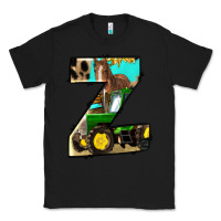 Black farm life alphabet lowercase letters z Classic Tee - BundleAndBundleShop