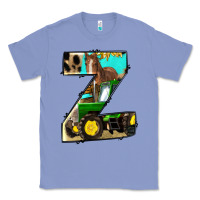 Colony Blue farm life alphabet lowercase letters z Classic Tee - BundleAndBundleShop