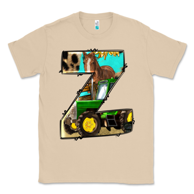 Farm Life Alphabet Lowercase Letters Z Classic Tee by BundleAndBundleShop | Teevron