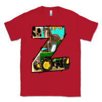 Red farm life alphabet lowercase letters z Classic Tee - BundleAndBundleShop