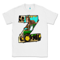 White farm life alphabet lowercase letters z Classic Tee - BundleAndBundleShop