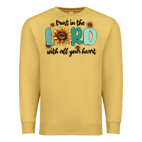Antique Gold trust in the lord with all your heart Premium Sweatshirt - MaliasSmallBusiness