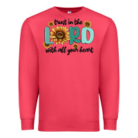 Cardinal trust in the lord with all your heart Premium Sweatshirt - MaliasSmallBusiness