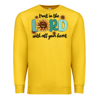 Lemon trust in the lord with all your heart Premium Sweatshirt - MaliasSmallBusiness