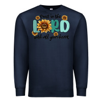 Navy trust in the lord with all your heart Premium Sweatshirt - MaliasSmallBusiness