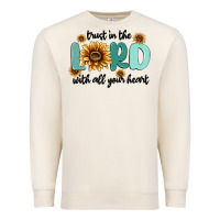 Sandshell trust in the lord with all your heart Premium Sweatshirt - MaliasSmallBusiness