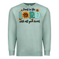 Seafoam trust in the lord with all your heart Premium Sweatshirt - MaliasSmallBusiness
