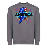 Storm America with lightning bolt Heavyweight Sweatshirt - Zillion Design Studio