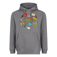 Storm maestra teacher heart doodle Heavyweight Hoodie - MaliasSmallBusiness