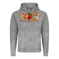 Cloud Rock peace love teach Vintage Hoodie - texasbilliewilder