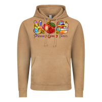 Vintage Camel peace love teach Vintage Hoodie - texasbilliewilder