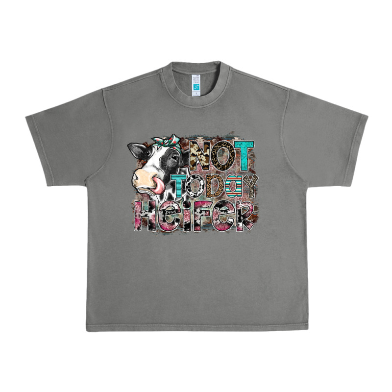 Not Today Heifer Urban Heavy Tee by SublimationCraftShop | Teevron
