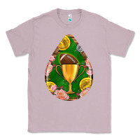 Lilac american football and western roses teardrop Classic Tee - BundleAndBundleShop