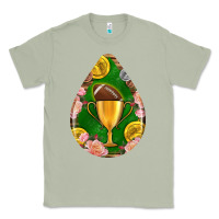Matcha american football and western roses teardrop Classic Tee - BundleAndBundleShop