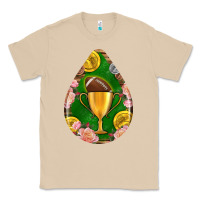 Mushroom american football and western roses teardrop Classic Tee - BundleAndBundleShop