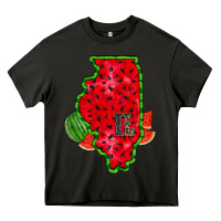Asphalt illinois watermelon Heavy Core Tee - RacoonDesign