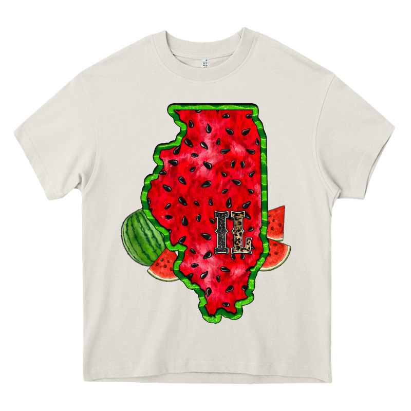 Illinois Watermelon Heavy Core Tee by RacoonDesign | Teevron