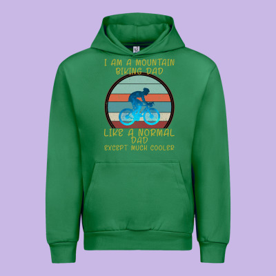 I Am A Mountain Biking Dad Urban Hoodie Designed By Bettercallsaul