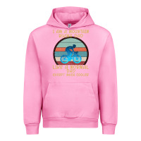 Fuchsia Pink I Am A Mountain Biking Dad Urban Hoodie - Bettercallsaul