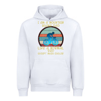 White I Am A Mountain Biking Dad Urban Hoodie - Bettercallsaul