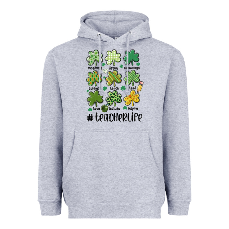 Teacher St.patrick's Heavyweight Hoodie by MaliasSmallBusiness | Teevron