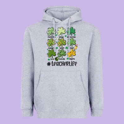 Teacher St.patrick's Heavyweight Hoodie Designed By Maliassmallbusiness