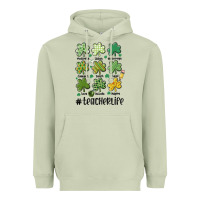 Matcha teacher st.patrick's Heavyweight Hoodie - MaliasSmallBusiness