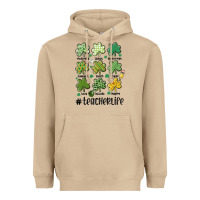 Mushroom teacher st.patrick's Heavyweight Hoodie - MaliasSmallBusiness