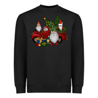 Black christmas gnomes with truck Heavyweight Sweatshirt - RanaPortraitStore