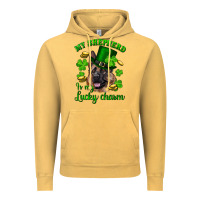 Vintage Mustard st.patrick's day my shepherd is my lucky charm Vintage Hoodie - RanaPortraitStore