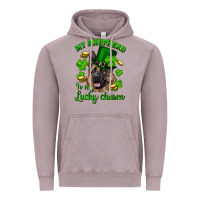 Vintage Zinc st.patrick's day my shepherd is my lucky charm Vintage Hoodie - RanaPortraitStore