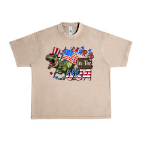 French Oak Rawrrr in the USA 4th of july Urban Heavy Tee - CowGirlArtShop